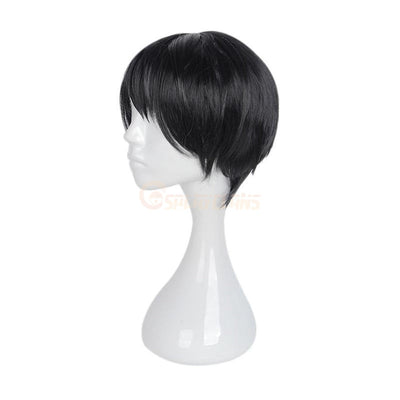 Anime Kakegurui Kaede Manyuda Short Black Men Cosplay Wigs