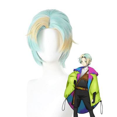 Gnosia Yuri Light Blue Cosplay Wigs