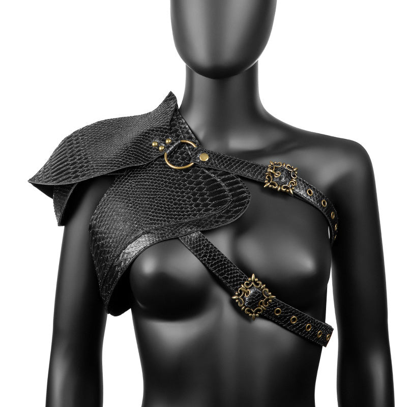 European Steampunk Female Armor Cape Vest Cosplay Costumes