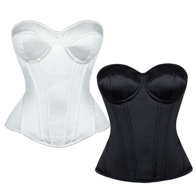 Court-style Simple and Elegant Invisible Elongated Tummy-control Corset Cosplay Costumes