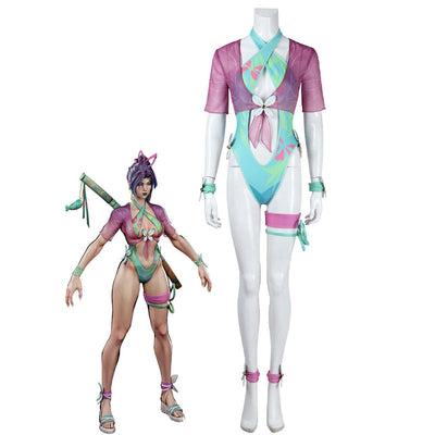 Marvel Rivals Psylocke Breezy Butterfly Cosplay Costumes