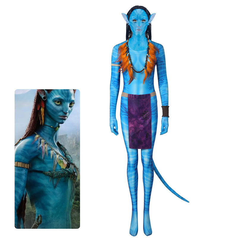 Movie Avatar 2 The Way of Water Neytiri Cosplay Costume