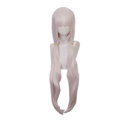 Game Nekopara Vanilla Long Straight Light Pink Cosplay Wigs
