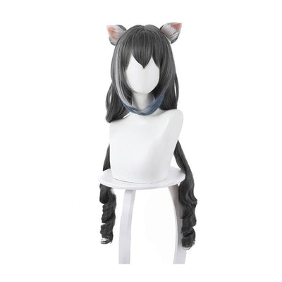 Princess Connect! Re:Dive Kiruya Momochiru Long Black Cosplay Wigs