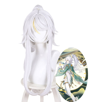 Genshin Impact Zibai Cosplay Wigs