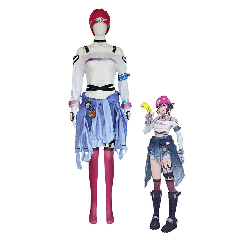 Overwatch LE SSERAFIM Bundle Kiriko Cosplay Costumes