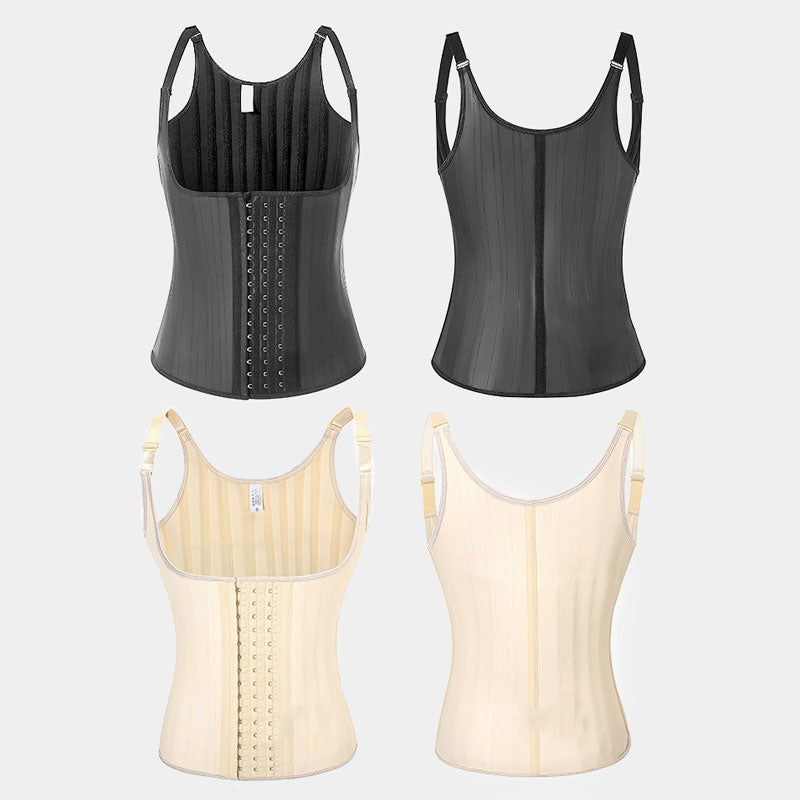 Women's Latex Underbust 25 Steel Boned Waist Trainer Steel Boned Shapewear Corset Enhances Natural Curves 3 Rows of Hook