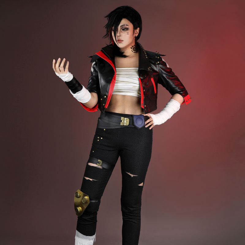 League of Legends LOL Arcane 2 Vi Coat Cosplay Costumes