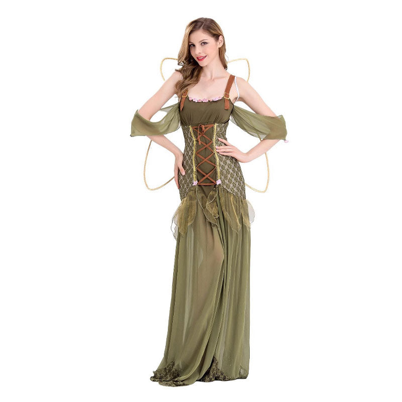European Halloween Elf Costume Dress Cosplay Costumes