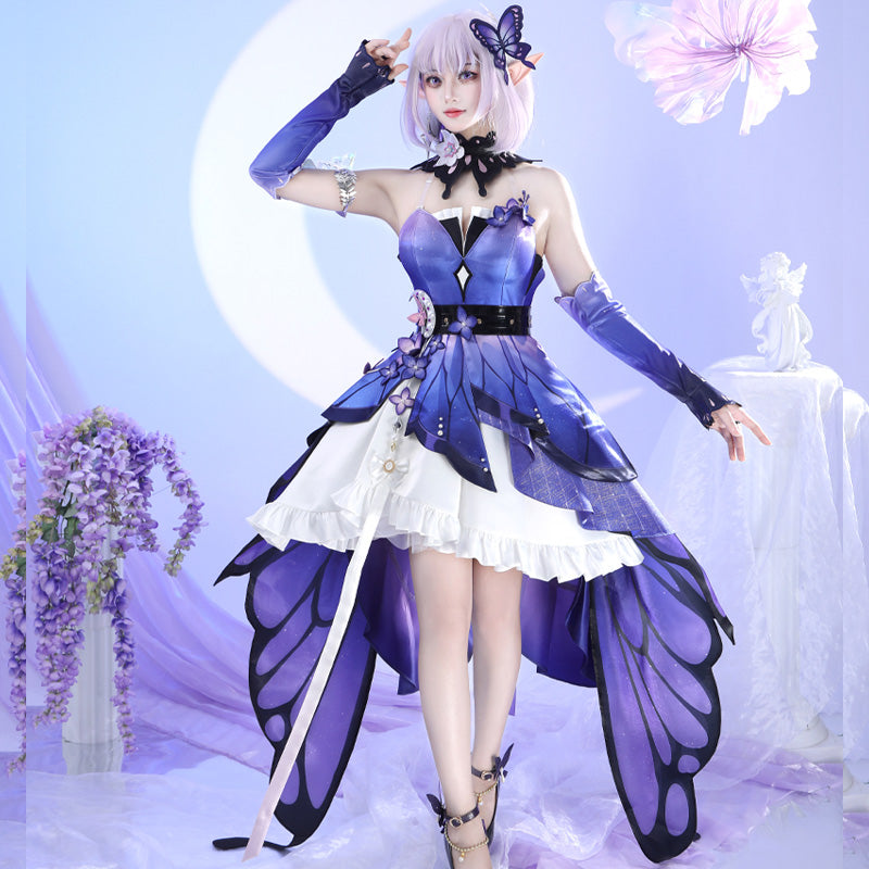 Honkai Star Rail Castorice Gossamer Flutter Cosplay Costumes