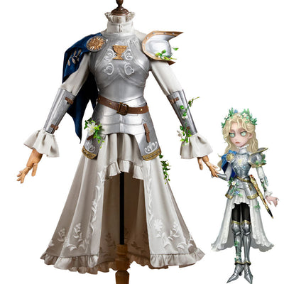 Identity V Psychologist Ada Mesmer The Silver Knight Cosplay Costume