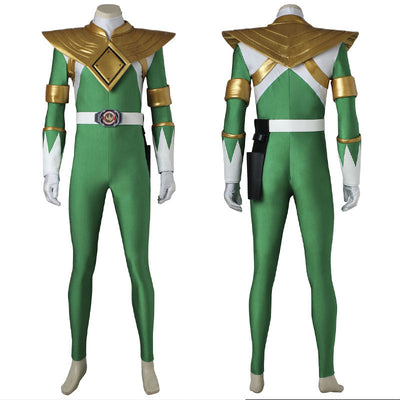 Mighty Morphin Power Rangers Tommy Oliver Green Ranger Cosplay Costumes