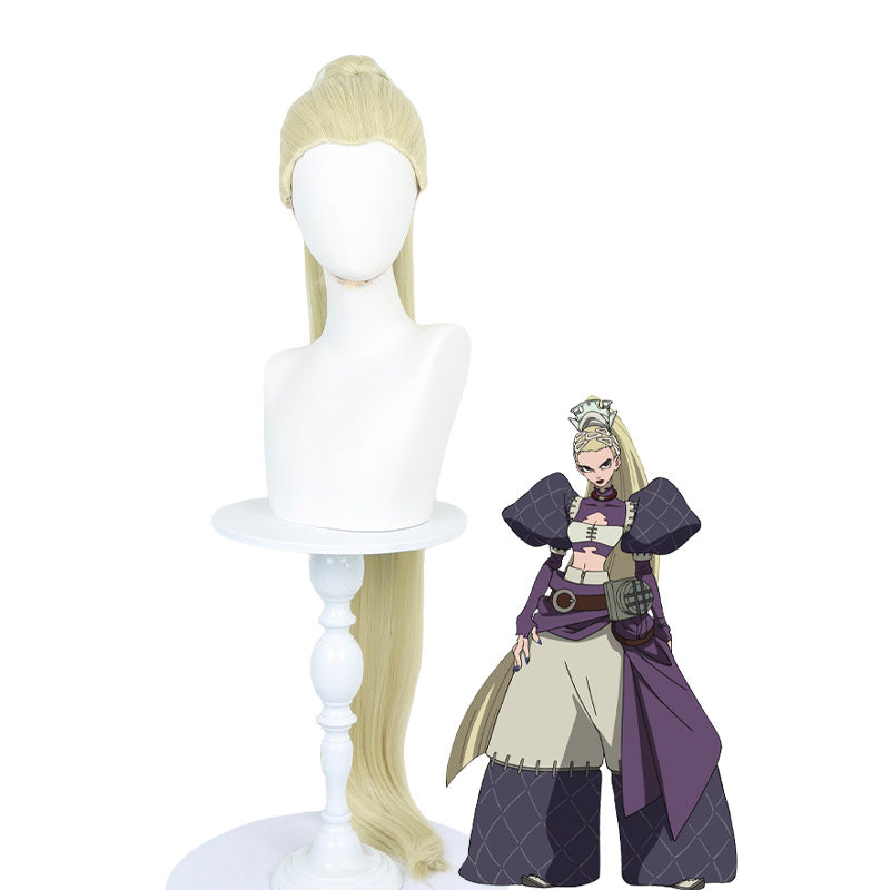 Gachiakuta Noerde Hew Amozo Golden Cosplay Wigs