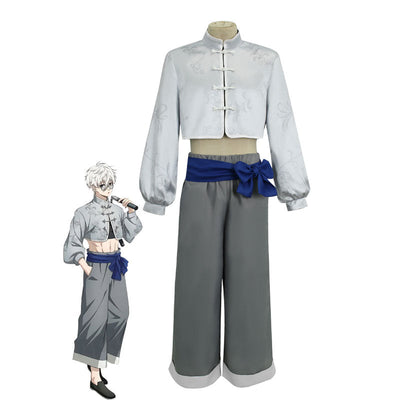 Blue Lock Seishiro Nagi China Kung Fu Style Cosplay Costumes