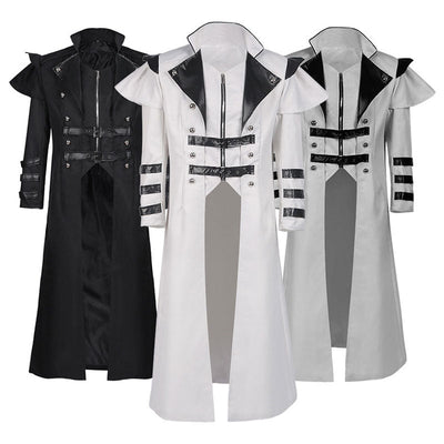 European Medieval Palace Zipper Slit Banquet Dress Halloween Cosplay Costumes