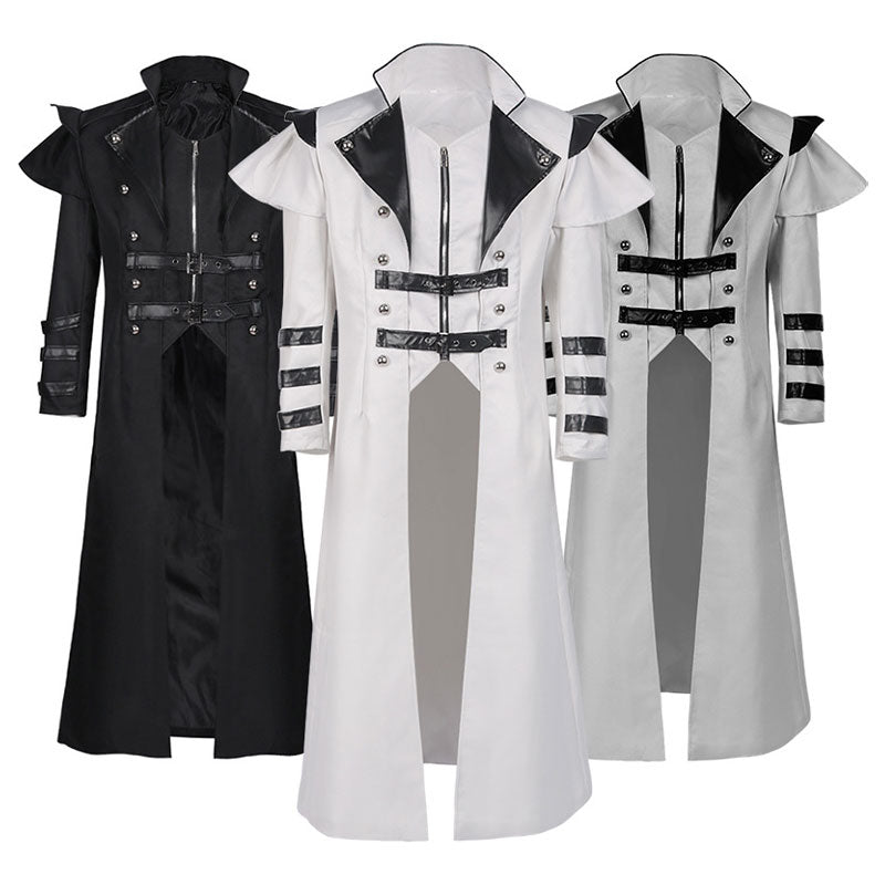 European Medieval Palace Zipper Slit Banquet Dress Halloween Cosplay Costumes
