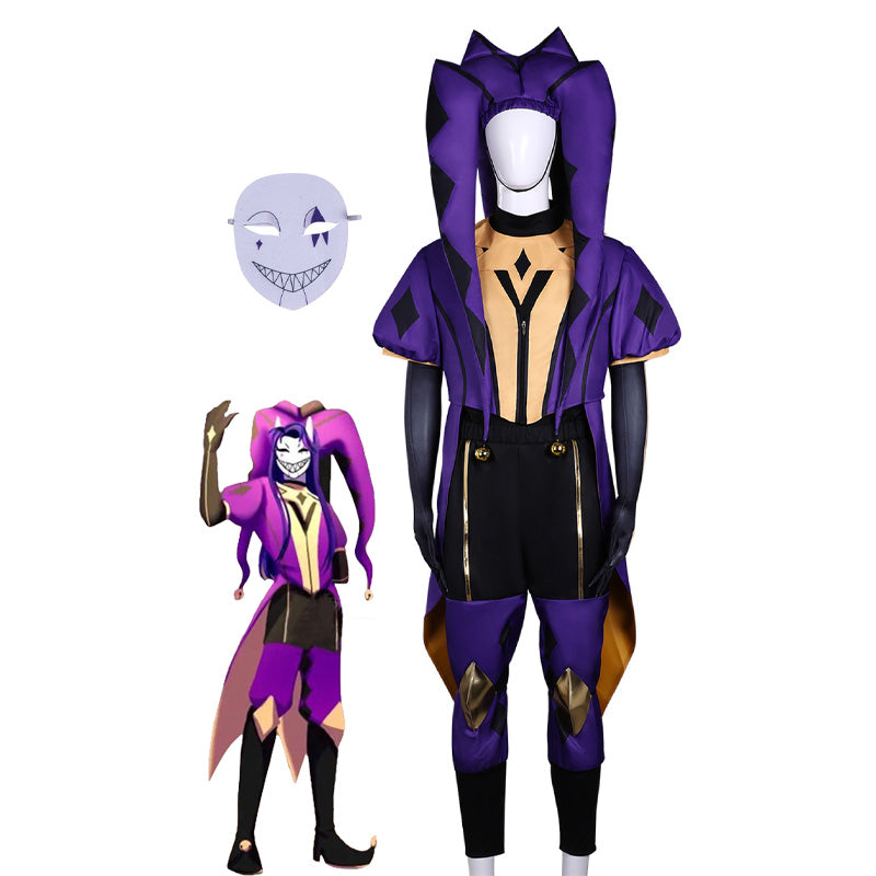 The Freak Circus Jester Halloween Cosplay Costumes