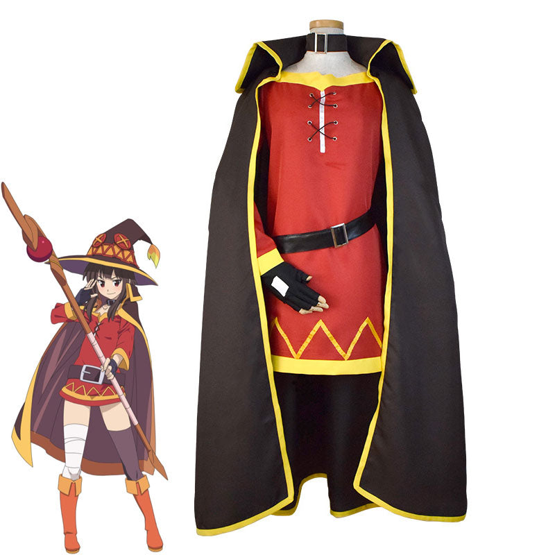 Anime Konosuba: An Explosion on This Wonderful World! Megumin Cosplay Costumes