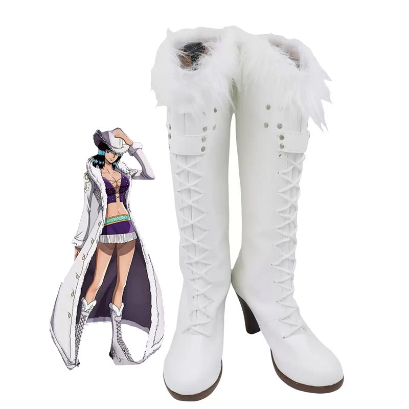 Anime One Piece Nico Robin Cosplay Shoes