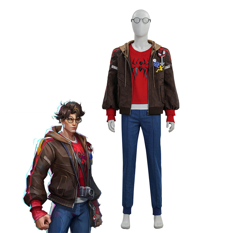 Marvel Rivals Spider-Man Peter Parker The Photographer Cosplay Costume