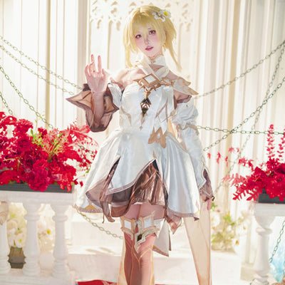 Genshin Impact Lumine As Heaven and Earth Are Made Anew Cosplay Costumes