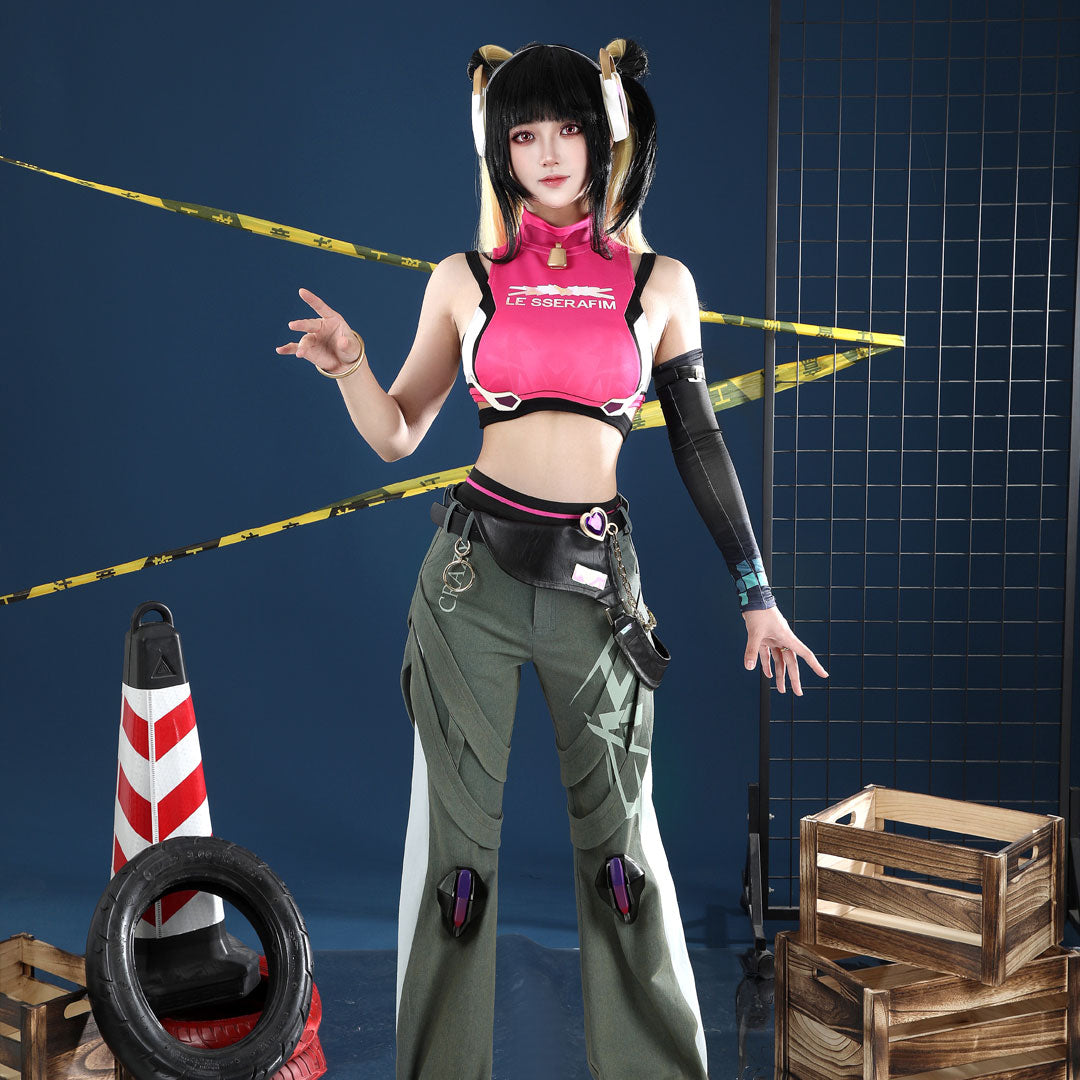Overwatch 2 X LE SSERAFIM FEARLESS Juno Cosplay Costume
