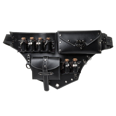 Steampunk Retro Women's Waist Accessory PU Leather Waist Bag Cosplay Props
