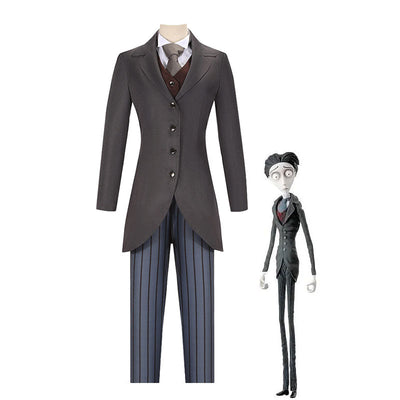 Tim Burton's Corpse Bride Victor Van Dort Cosplay Costumes