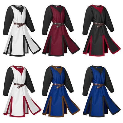 European Renaissance Templar Pirates Corset Cosplay Costumes