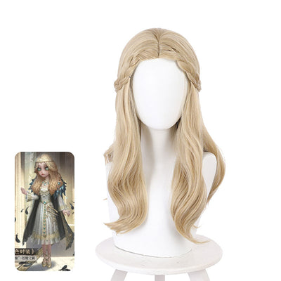 Game Identity V Psychologist Eda Mesmer Khaki Cosplay Wigs