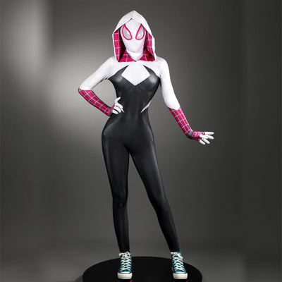 Spider-Man: Across The Spider-Verse Gwen Stacy Jumpsuit Cosplay Costumes