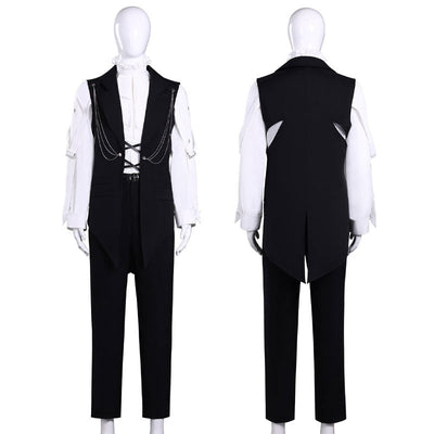 Tamon's B-Side Ori Sakaguchi Black Vest Uniform Cosplay Costume