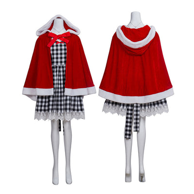 Movie How the Grinch Stole Christmas Cindy Lou Who Cosplay Costume