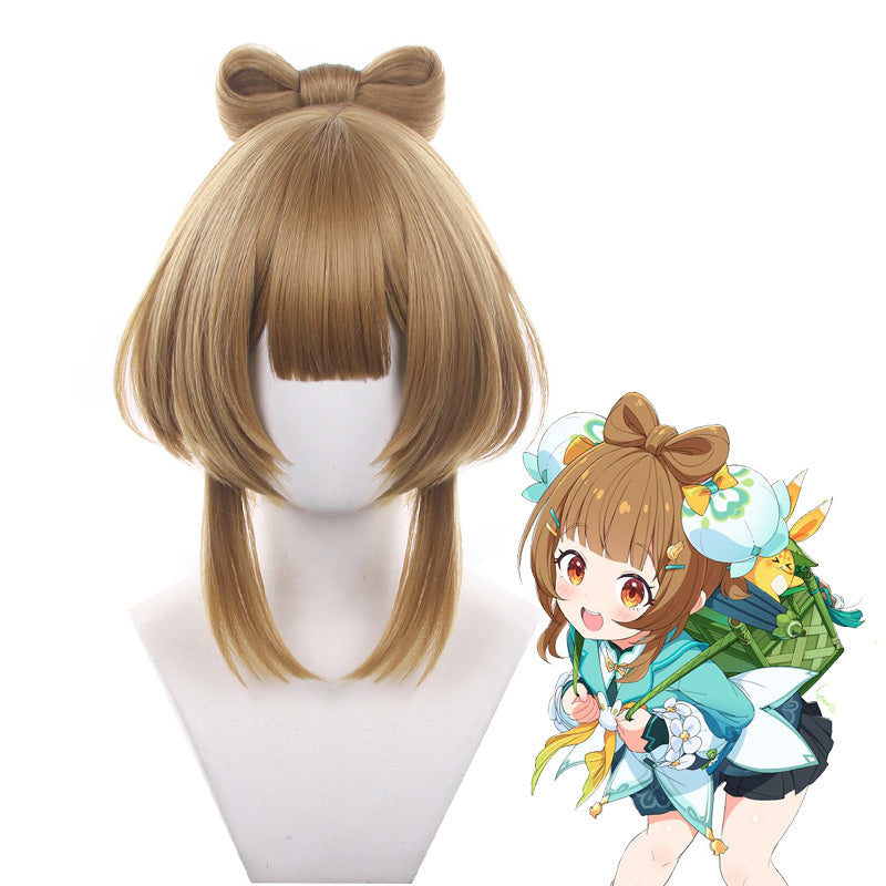Genshin Impact Yaoyao Rainlit Bamboo Reverie Cosplay Wigs