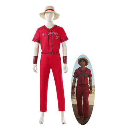 One Piece Live Action Season 2 D. Luffy Red Cosplay Costume