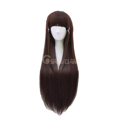 Anime LoveLive!Sunshine!! Kurosawa Dia Long Brown Cosplay Wigs