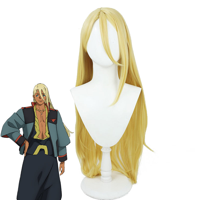 Mobile Suit Gundam: The Witch from Mercury Shaddiq Zenelli Blondes Cosplay Wigs