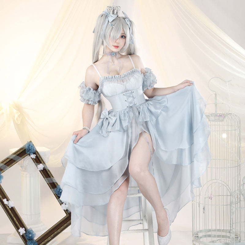 Goddess of Victory: NIKKE Cinderella Glass Princess Cosplay Costume