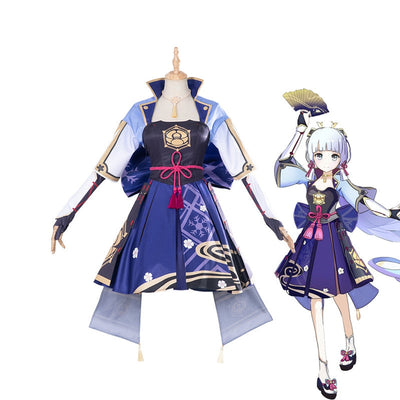 Game Genshin Impact Kamisato Ayaka Fullset Cosplay Costumes