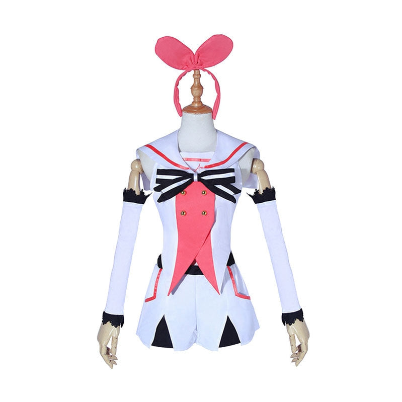 Virtual YouTuber Kizuna AI Uniform Cosplay Costumes Halloween Party Show Dress