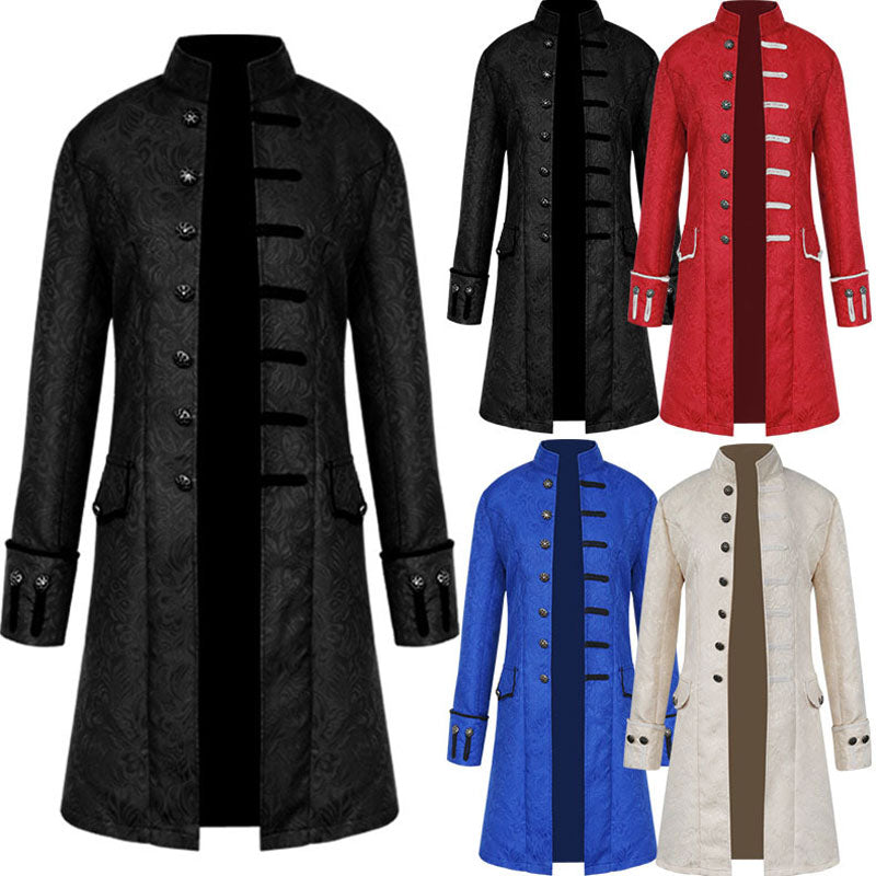 Adult Men's Medieval Suit Halloween Vintage Victorian Outfit Cosplay Costume