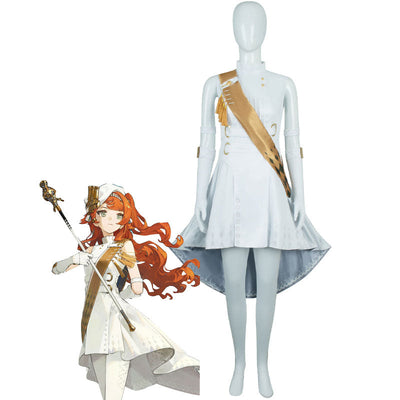 Reverse:1999 Sonetto White Dress Cosplay Costumes