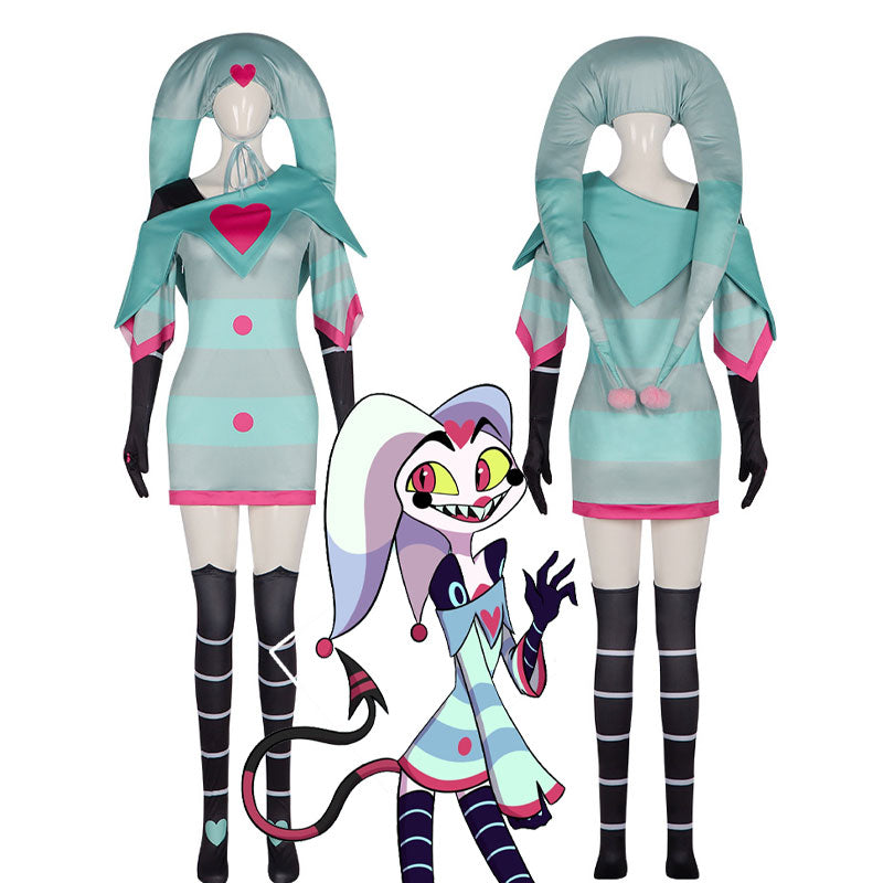 Hazbin Hotel Fizzarolli Dress Cosplay Costumes