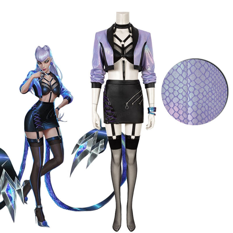 Game LOL KDA ALL OUT Evelynn Cosplay Costumes
