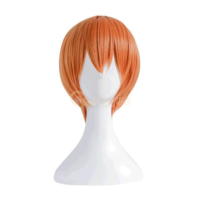 Anime LoveLive! Hoshizora Rin Short Orange Cosplay Wigs