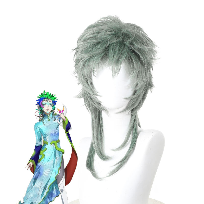 Gnosia Raqio Bluish Gray Cosplay Wigs
