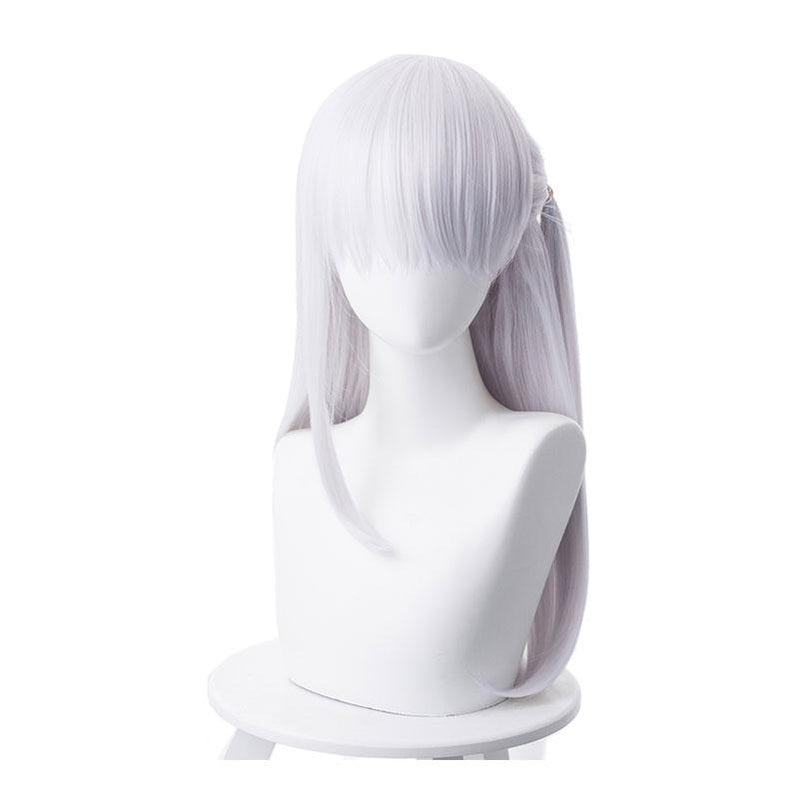 FGO Fate Grand Order Kama 55cm Long Silver Halloween Cosplay Wigs