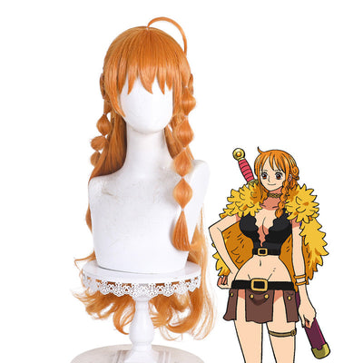 One Piece Nami Elbaph Elbaf Orange Cosplay Wig