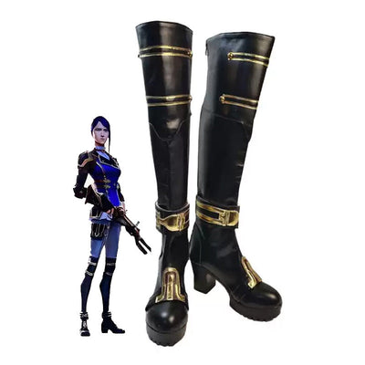 LOL Arcane Season 2 Caitlyn Cosplay Shoes
