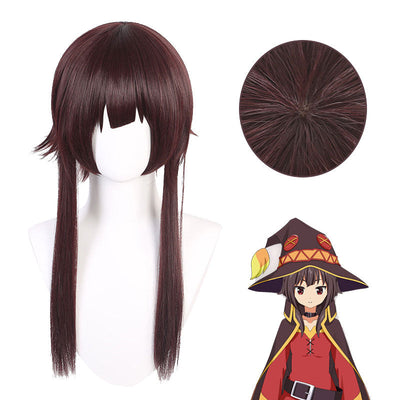 Konosuba An Explosion on This Wonderful World Megumin Brown Cosplay Wig